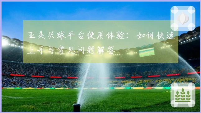 亚美买球平台使用体验：如何快速上手与常见问题解答